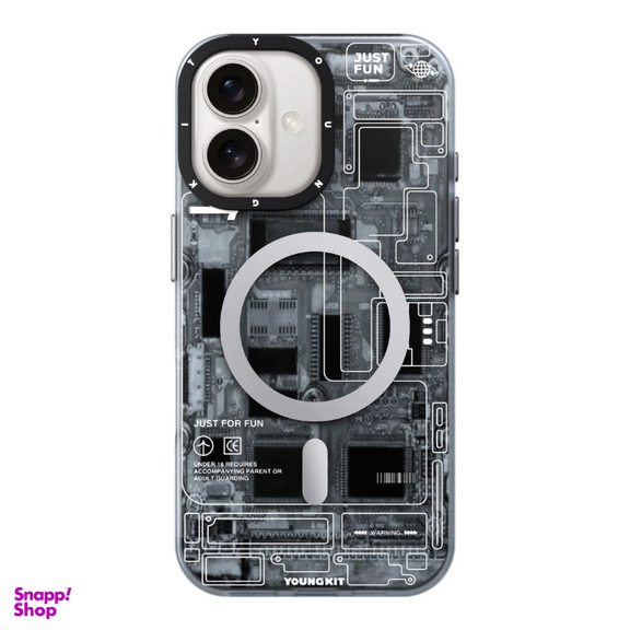 کاور گوشی موبایل یانگ کیت مدل Technology Futuristic مناسب برای اپل iPhone 16