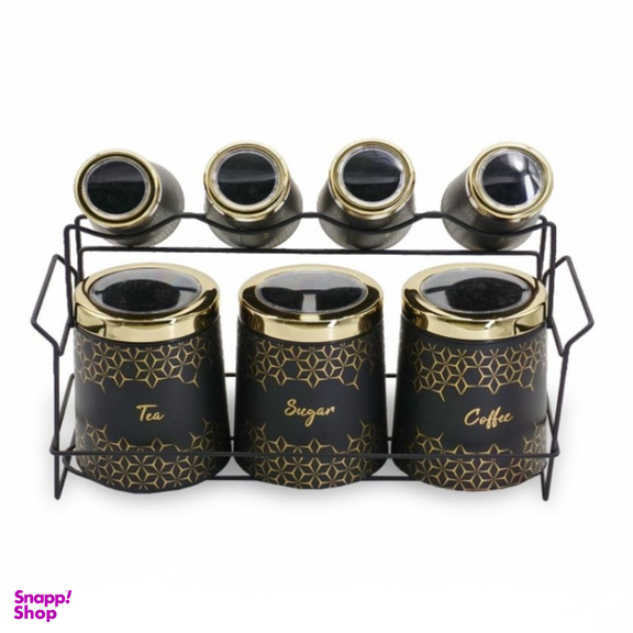 جای ادویه 8 پارچه سام ست طرح نشانگر اکومیس