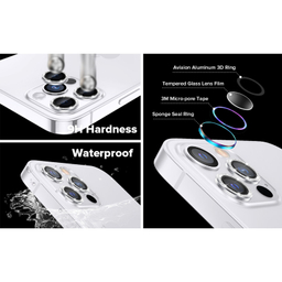 محافظ لنز دوربین بوف مدل Diamond-Luxury-G مناسب برای گوشی موبایل اپل iphone 13 Pro Max / 13 Pro