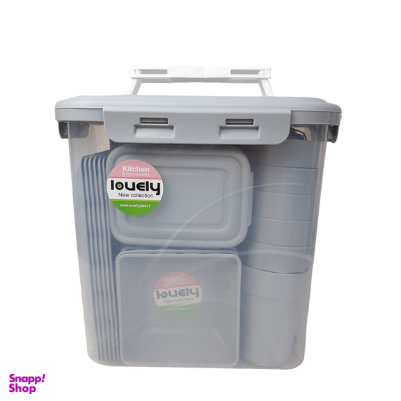 سبد پیک نیک و سرویس مسافرتی لاولی پلاست 58 پارچه کد TIK1160T