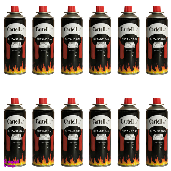 کپسول گاز مسافرتی کارتل کد CG-12 بسته 12 عددی