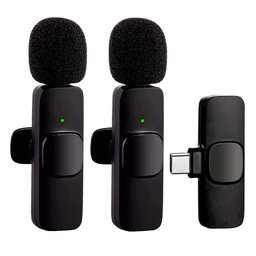 میکروفن یقه ای بی سیم مدل K8 Dual Type-C بسته 2 عددی