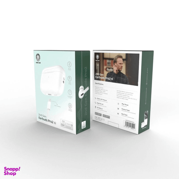 ایرفون بی سیم بلوتوثی گرین لاین مدل 2nd Gen Earbuds Pro 2