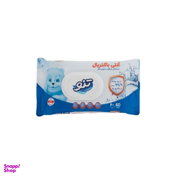 دستمال مرطوب تنو مدل آنتی باکتریال مجموعه 3 عددی