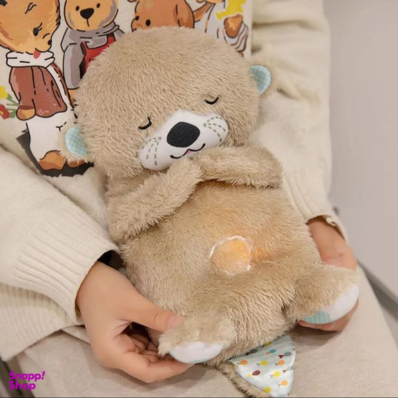 عروسک طرح خرس نفس کش مدل خوابالو کد 110 ارتفاع 30 سانتی متر