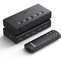 سوئیچ 6 پورت HDMI 2.0 یوگرین مدل CM568 کد 90512 به همراه ریموت کنترل