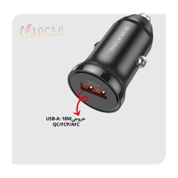 شارژر فندکی بروفون مدل BZ18 QC3.0 18W
