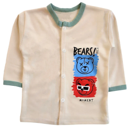 ست 3 تکه لباس نوزادی مدل خرس کد 4047