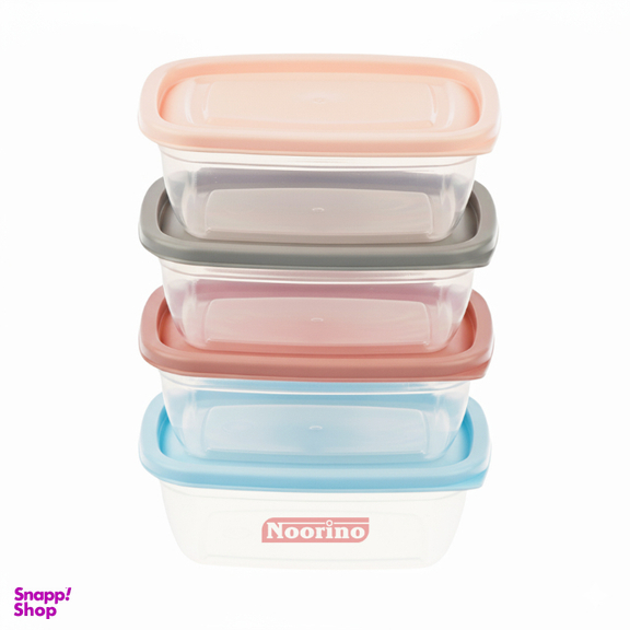 ظرف غذا نورینو مدل آواز مجموعه 4 عددی