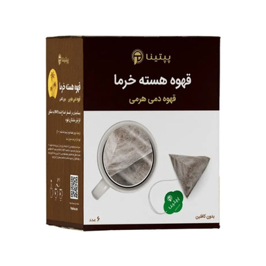 قهوه هسته خرما دمی هرمی پپتینا بسته 6 عددی