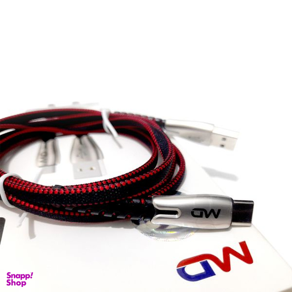 کابل تبدیل USB به microUSB ام دی مدل M-22 طول 1.2 متر