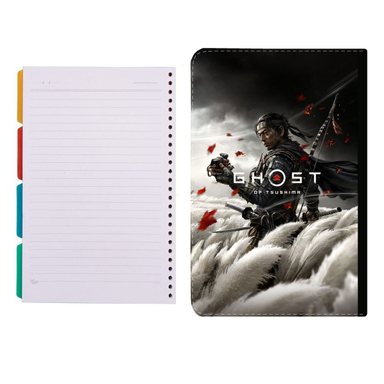 کلاسور طرح بازی ghost of tsushima کد 80 به همراه کاغذ کلاسور