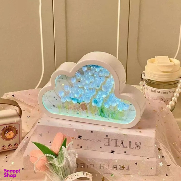 چراغ خواب و آینه مدل دشت لاله زار بی نهایت