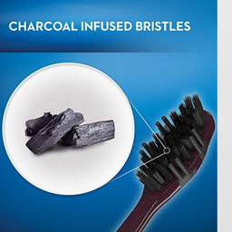 مسواک اورال بی مدل CHarcoal برس نرم بسته 2 عددی