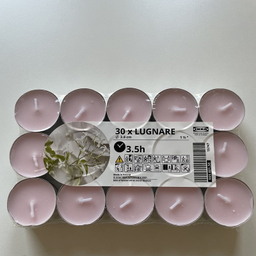 شمع وارمر ایکیا مدل LUGNARE بسته 30 عددی