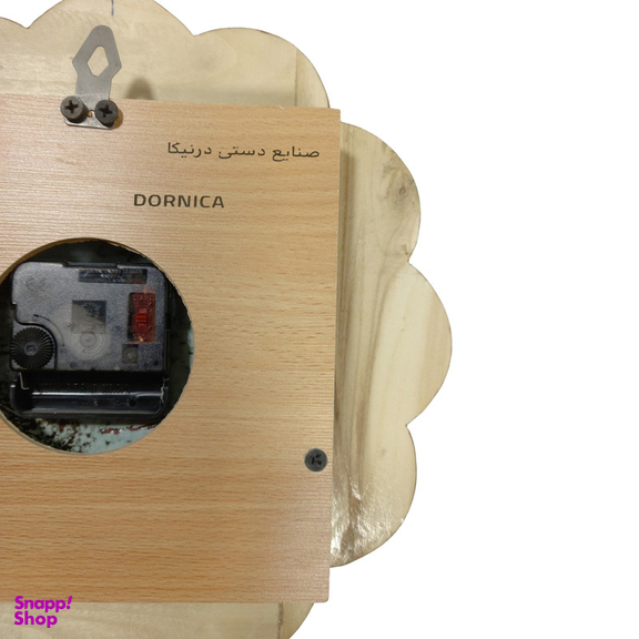 ساعت خاتم کاری درنیکا مدل سنتی طرح مرغ و گل کد 02