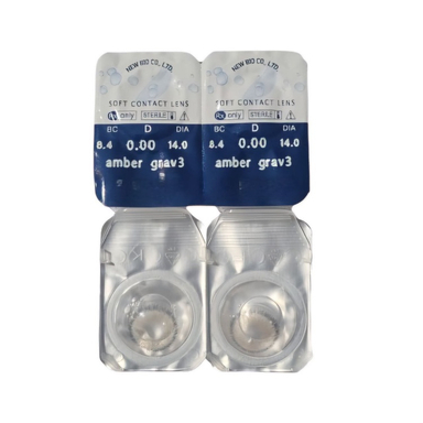 لنز چشم سالیانه نیوویژن شماره Amber Gray 3 رنگ خاکستری