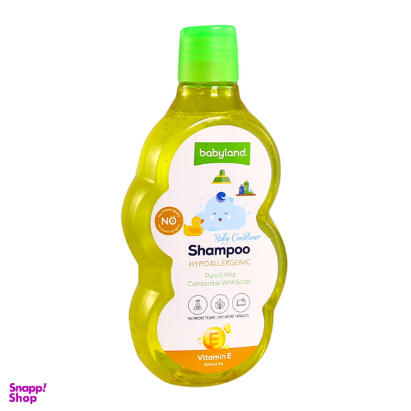 شامپو بچه بیبی لند مدل Vitamine E حجم 200 میلی لیتر