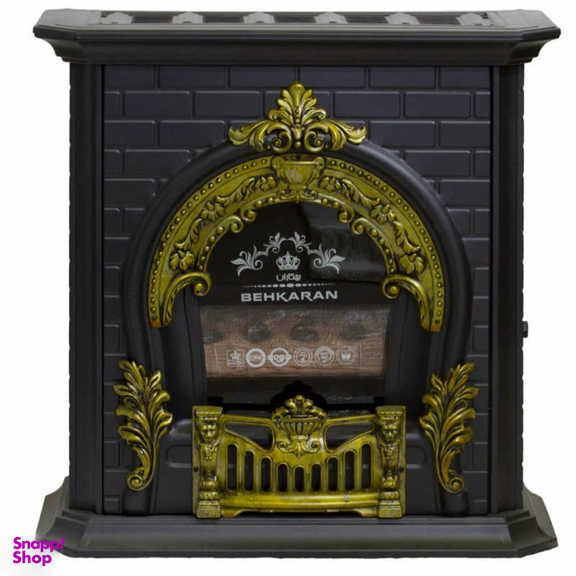 بخاری گازی بهکاران طرح پرنس مدل شومینه گارد دار 36000