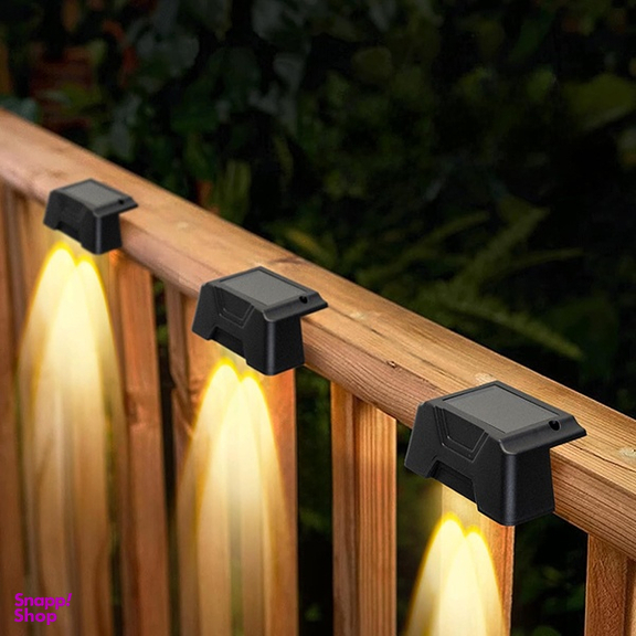 چراغ پارکی خورشیدی سولونیکس مدل لب پله ای کد SS-DL مجموعه 12 عددی
