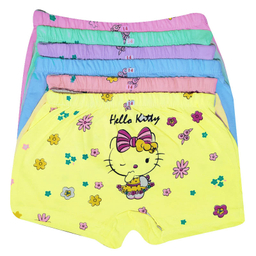 شورت دخترانه مدل عروسکی کد 1 مجموعه 6 عددی