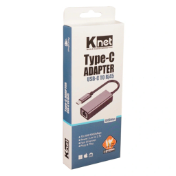 تبدیل Type-C به Rj45 کی نت مدل K-CO40