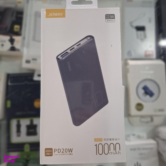 پاوربانک مدل JOWAY PD20W ظرفیت 10000 میلی‌ آمپر ساعت