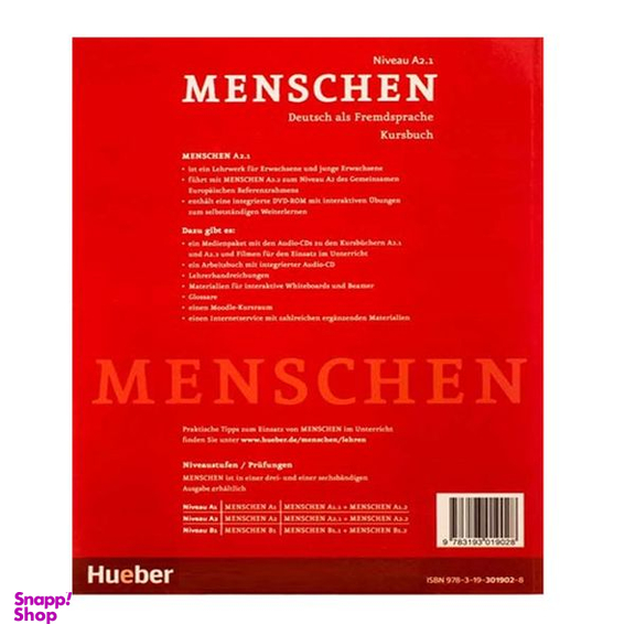 کتاب Menschen A2 اثر جمعی از نویسندگان انتشارات اشتیاق نور دو جلدی