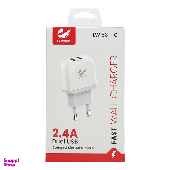 شارژر دیواری 12 وات لونارک مدل LW53C