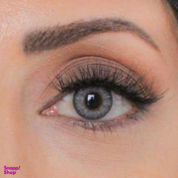 لنز فصلی بیوتی شماره 205 رنگ طوسی دور مشکی