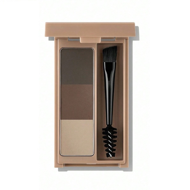 پالت سایه ابرو شیگلم مدل Puff رنگ Brown