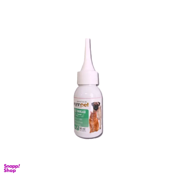 قطره تمیز کننده و ضدعفونی کننده دور چشم سگ و گربه یوروپت کد 001 حجم 50 میلی لیتر