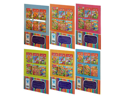 کتاب مجموعه تقویت هوش آبتین اثر محمدجواد گلشنی نشر کودک یار مجموعه 6 جلدی