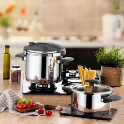 زودپز دوقلو آمبوس مدل درب چرخشی