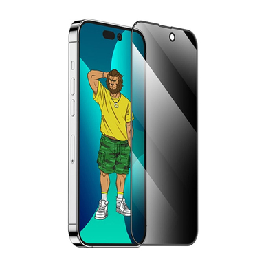 محافظ صفحه نمایش گرین مدل +3D Silicone حریم شخصی مناسب iPhone 14 Pro