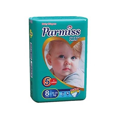 پوشک بچه پرمیس مدل نرمال سایز 5 بسته 8 عددی
