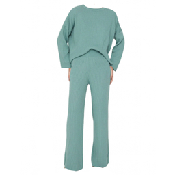 ست بافت زنانه ترندیول مدل 698 رنگ سبز