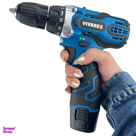 پیچ گوشتی شارژی ویوارکس مدل VR12V-1C-BLUE