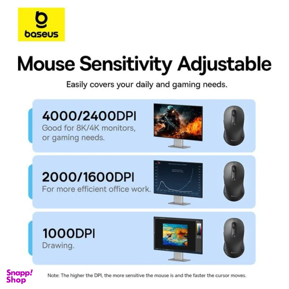 ماوس بلوتوثی و بی سیم بیسوس مدل BS-F02