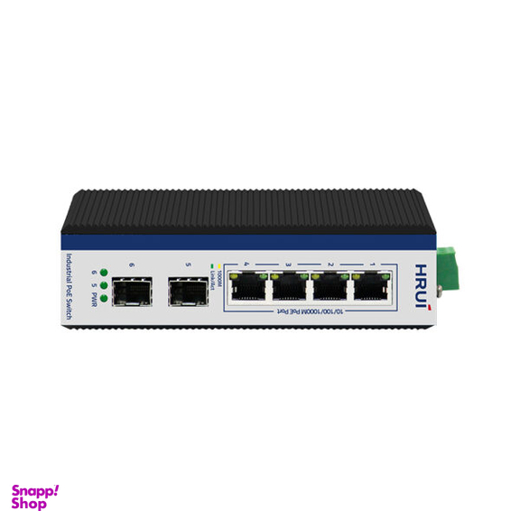سوئیچ 4 پورت اچ آر یو آی مدل HR600-AFG-42S