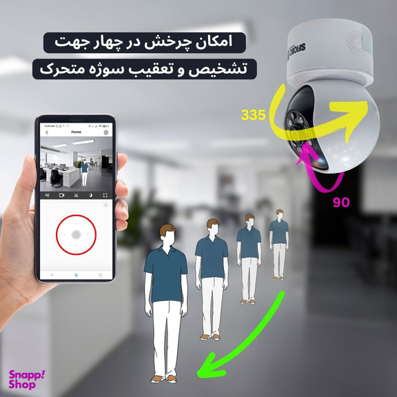 دوربین مداربسته تحت شبکه اسفیورد مدل SZM120N