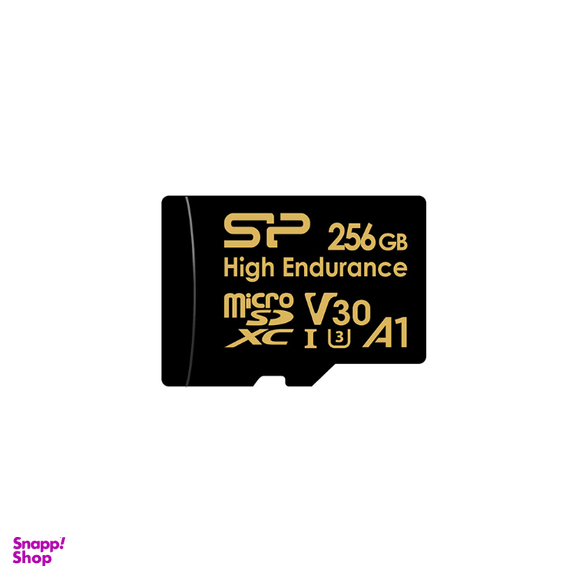 کارت حافظه MicroSDXC سیلیکون پاور مدل Golden Series High Endurance ظرفیت 256 گیگابایت