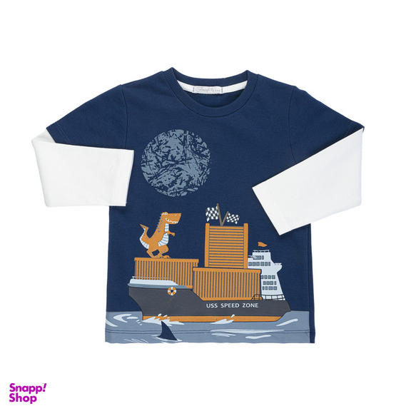 تیشرت آستین بلند پسرانه فیورلا مدل تایتانیک کد 34551