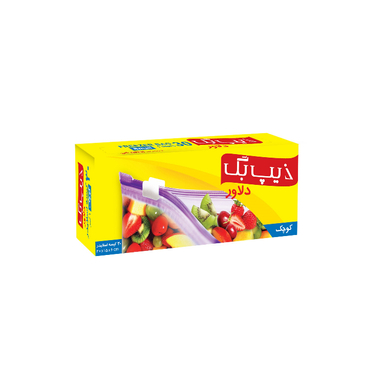 کیسه زیپ دار زیپ بگ دلاور مدل small بسته 30 عددی