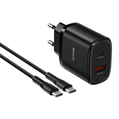 شارژر دیواری 20 وات یسیدو مدل YC50 به همراه کابل usb-c