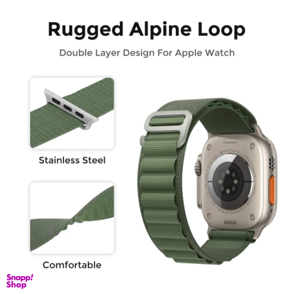 بند ساعت هوشمند آهااستایل مدل WG97 مناسب اپل واچ 42/44/45/49 میلی متر