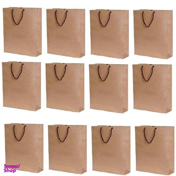 پاکت هدیه ساده کد K20 سایز 25×20 سانتی متر مجموعه 12 عددی