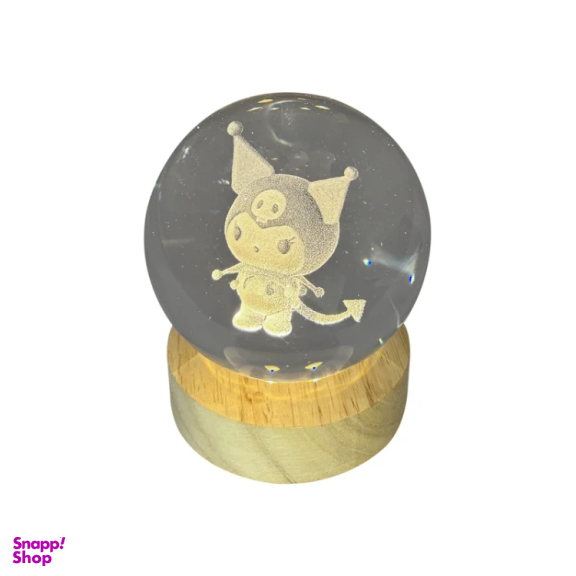 چراغ خواب گوی کریستالی طرح کرومی