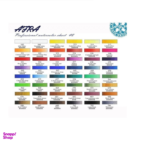 قرص آبرنگ افرا مدل alizarinecrimson336