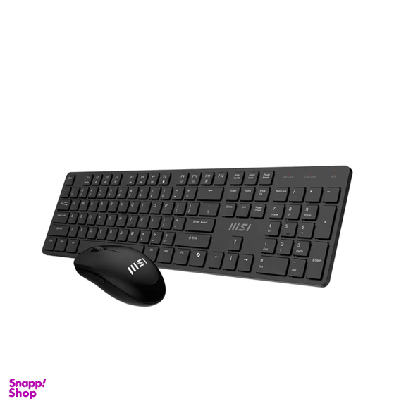 کیبورد و ماوس بی سیم ام اس آی مدل FORGE K200 COMBO